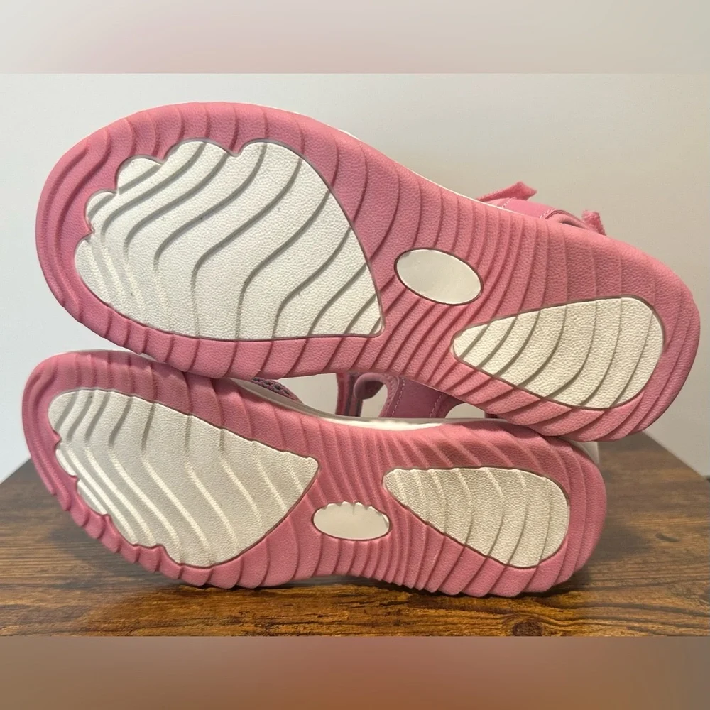 SO Big Girls Anchorage Pink/Teal Sport Sandals NWT Size 4